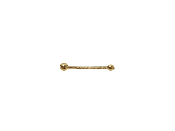 14k Solid Gold Dot Nose Ring: Minimalist Design - image 2