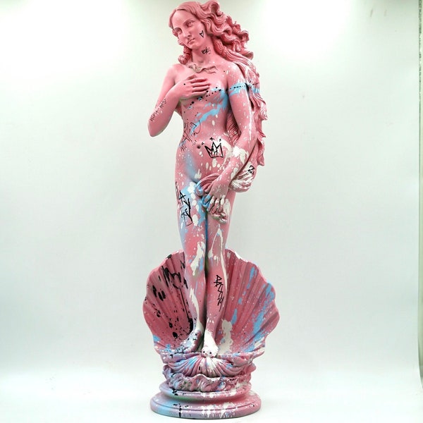 Large Statue-Aphrodite Statue-Handmade Sculpture-Greek Statue Decor-Pop Art Decor-Paint Sculpture Art- NEW 70CM