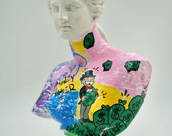Aphrodite Greek Goddess-Pop Art Sculpture-Handmade Sculpture-Handpainted Statue-32cm NEW