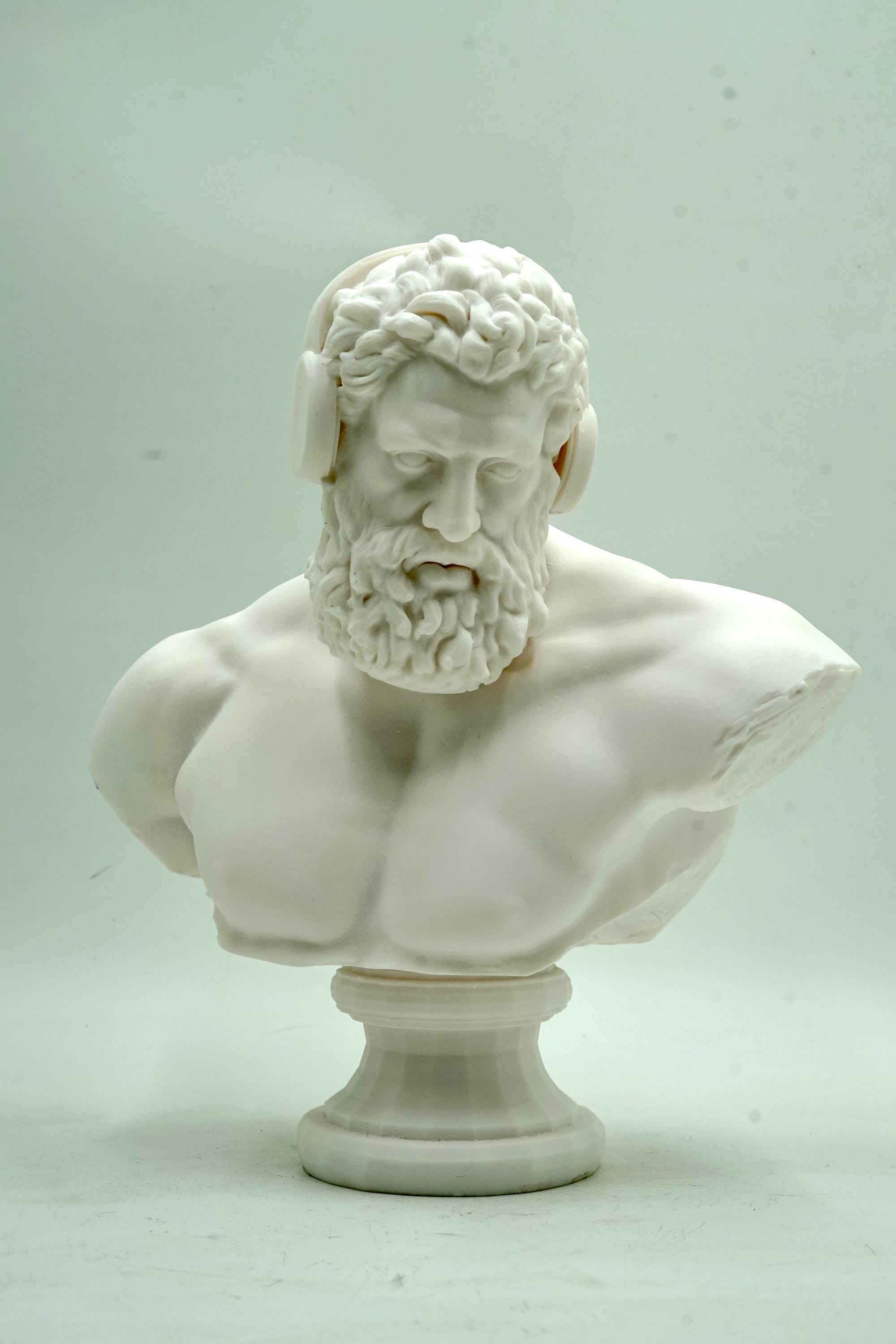 Hercules Greek Statue-Pop Art Statue-Greek Sculpture-Alabaster Statue-32cm