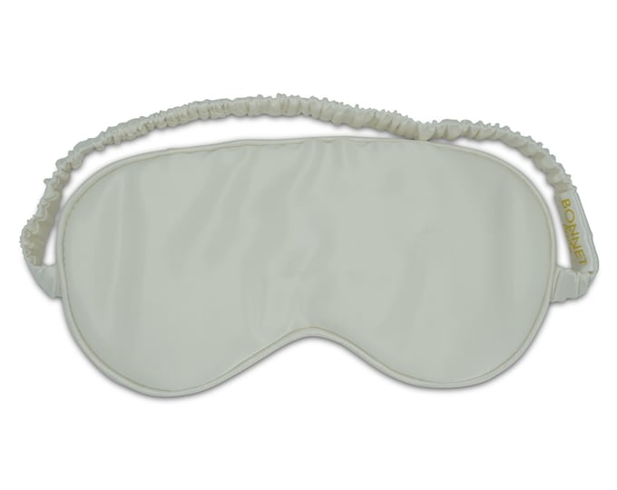 100% Pure Mulberry Silk Sleep Mask - 22 Momme - Ivory