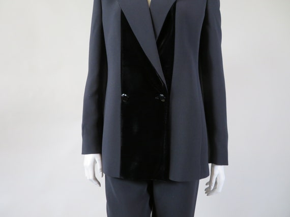 Valentino Miss V 2pc Silk & Wool Pant Suit - image 3