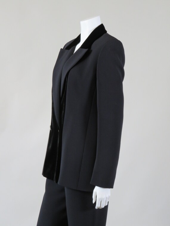 Valentino Miss V 2pc Silk & Wool Pant Suit - image 5