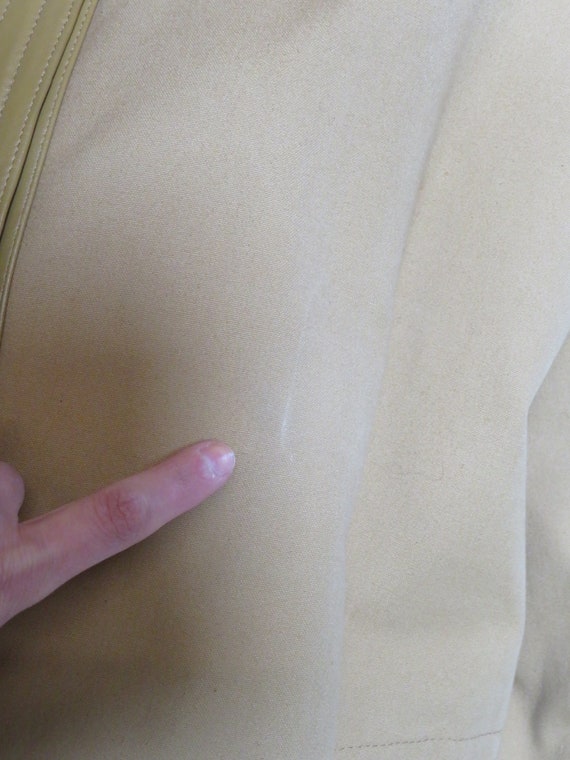 Bonnie Cashin Sills Camel Canvas & Leather Coat c… - image 10
