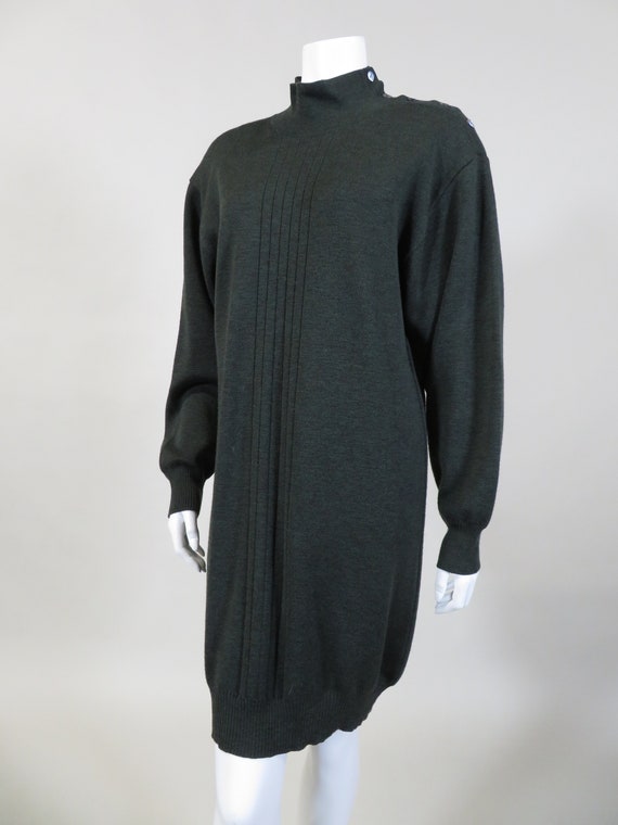 Hino & Malee Green Wool Knit Dress