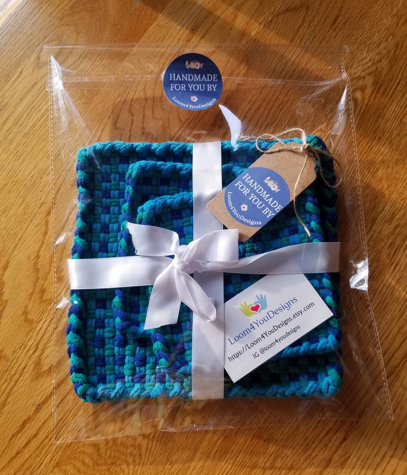 3 Piece Gift Set Blue Lagoon Theme 1 Large 2 Traditional Etsy