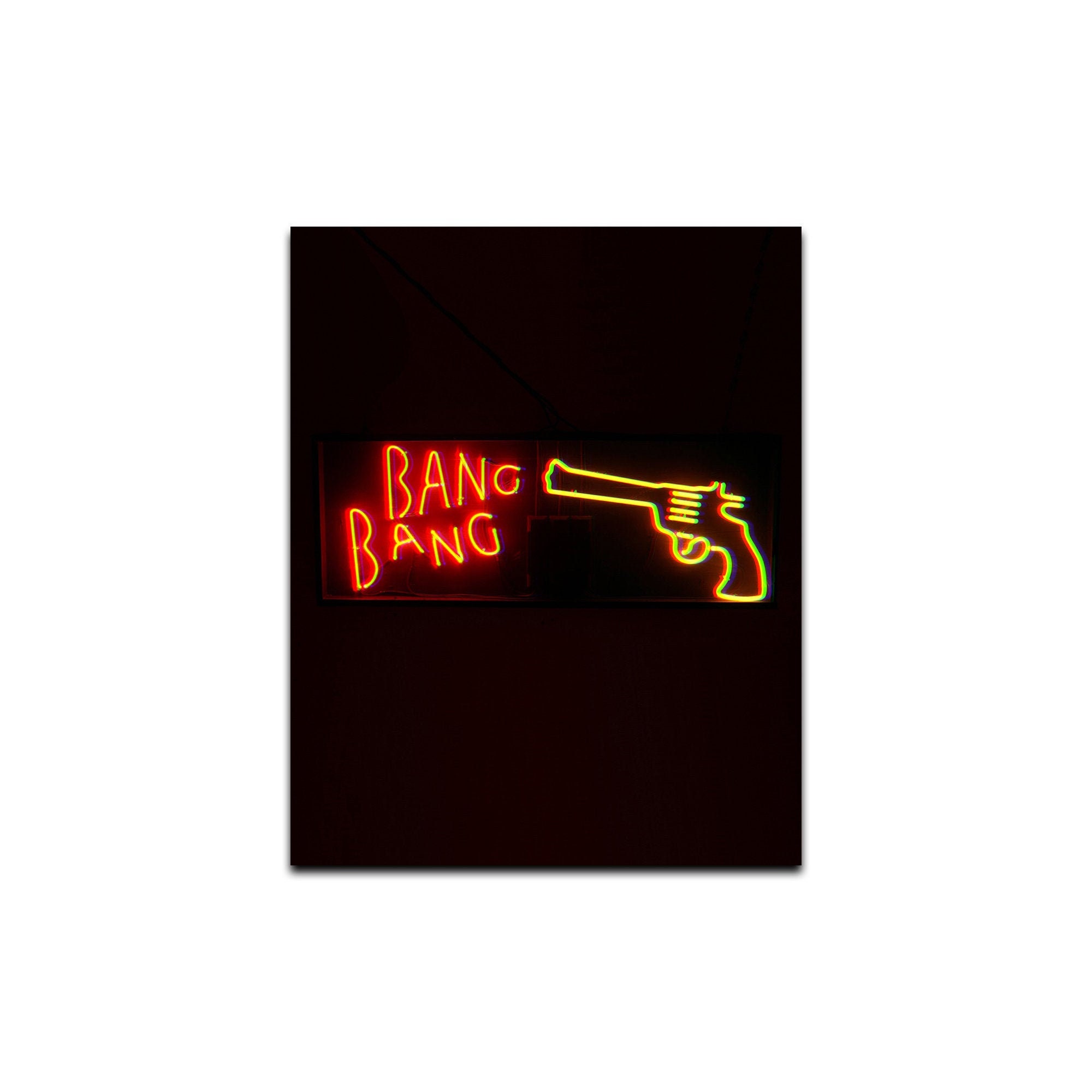 Neon Sign Poster Wall Art Modern Home Wall Decor Etsy