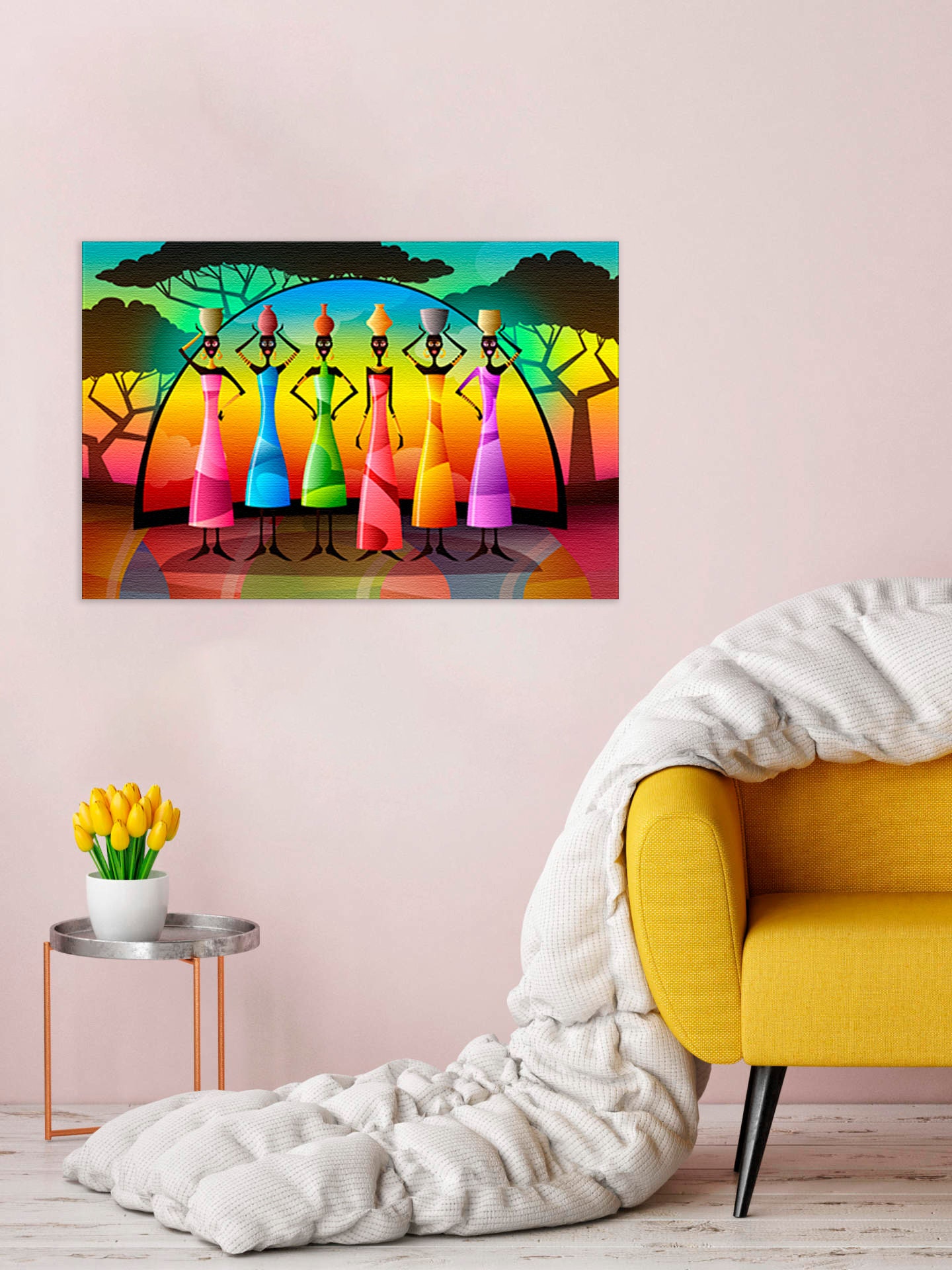 African Poster Wall Art Colorful Safari Office Home Decor Etsy