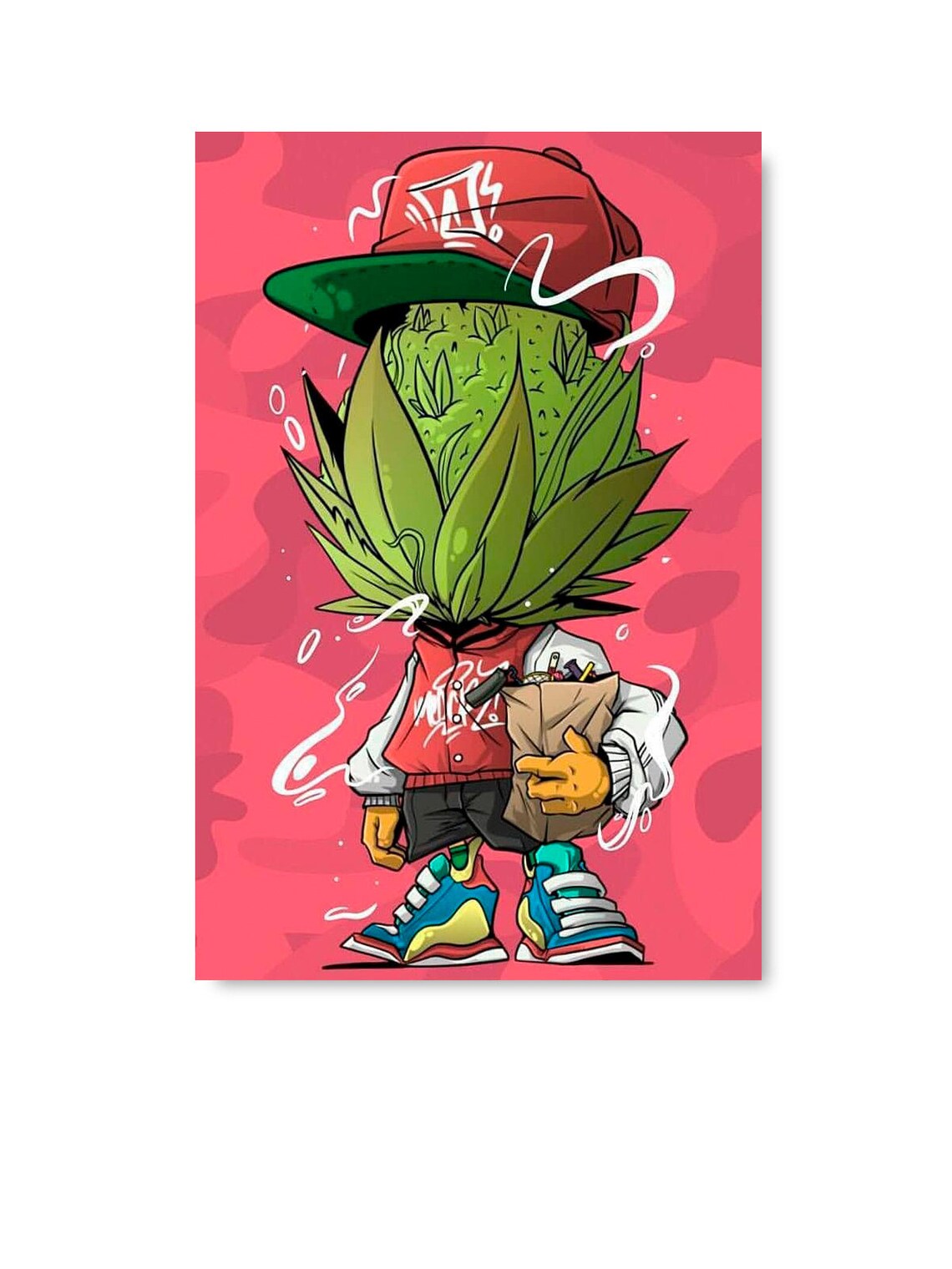 Weed Poster Wall Art Cannabis Plants Home Decor Prints for Etsy