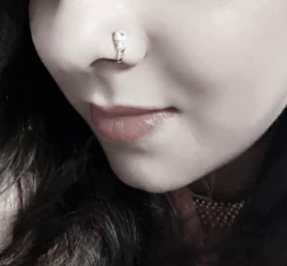 Vama Fashions Pearl Gold-plated Plated Mother of Pearl Nose Ring Price in  India - Buy Vama Fashions Pearl Gold-plated Plated Mother of Pearl Nose Ring  Online at Best Prices in India |
