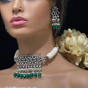 Bijoux oxydés/ Bijoux allemands en argent/ Collier tribal/ Collier fait main/ Collier oxydé/ Bijoux indiens/ Bijoux afghans
