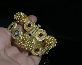 2.4/ Par/ Bengals indios/ Brazaletes que se pueden abrir/ Joyería india/ Brazaletes paquistaníes/ Joyería punjabi/ Joyería paquistaní/ Brazaletes punjabi
