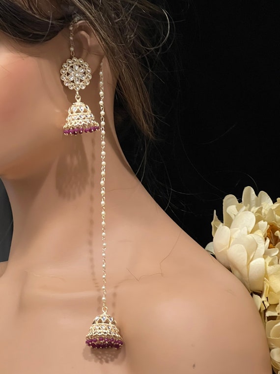 Kashmiri clearance chain earrings