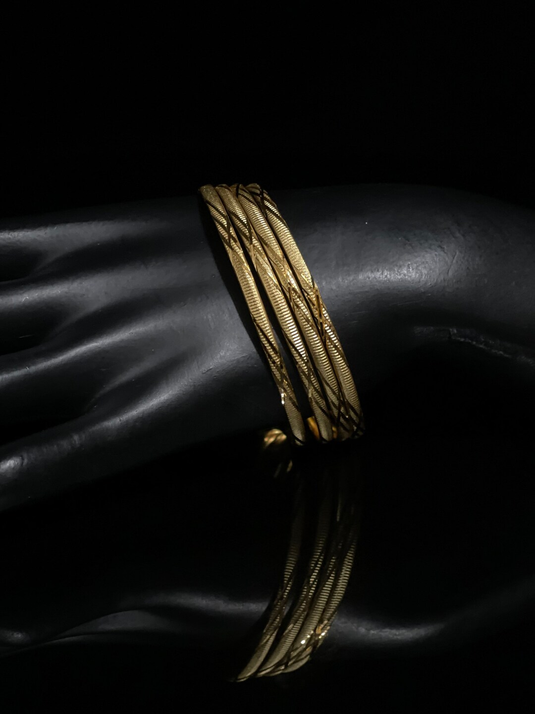 2.8/4 Bangles/gold Plated Bangles/indian Bangles/pakistani Jewelry ...