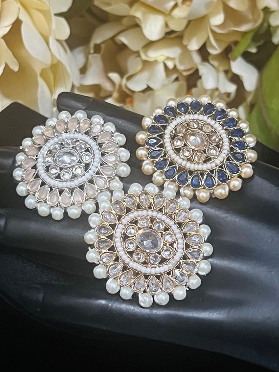 Kundan polki deals rings