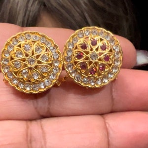 Jadau Bore/Tikka/Pequeño Tikka/Bore/Borla/Joyería de cabeza/Maang Tikka nupcial/Maang Tika/Joyería india/Joyería Rajasthani