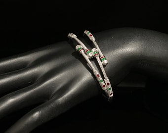 2.4/2.6/2.8/Silver Bangles/ Pair/ Silver Plated Bangles/ Next to real Silver/ Everyday wearable/ Indian Bangles/Indian Jewelry