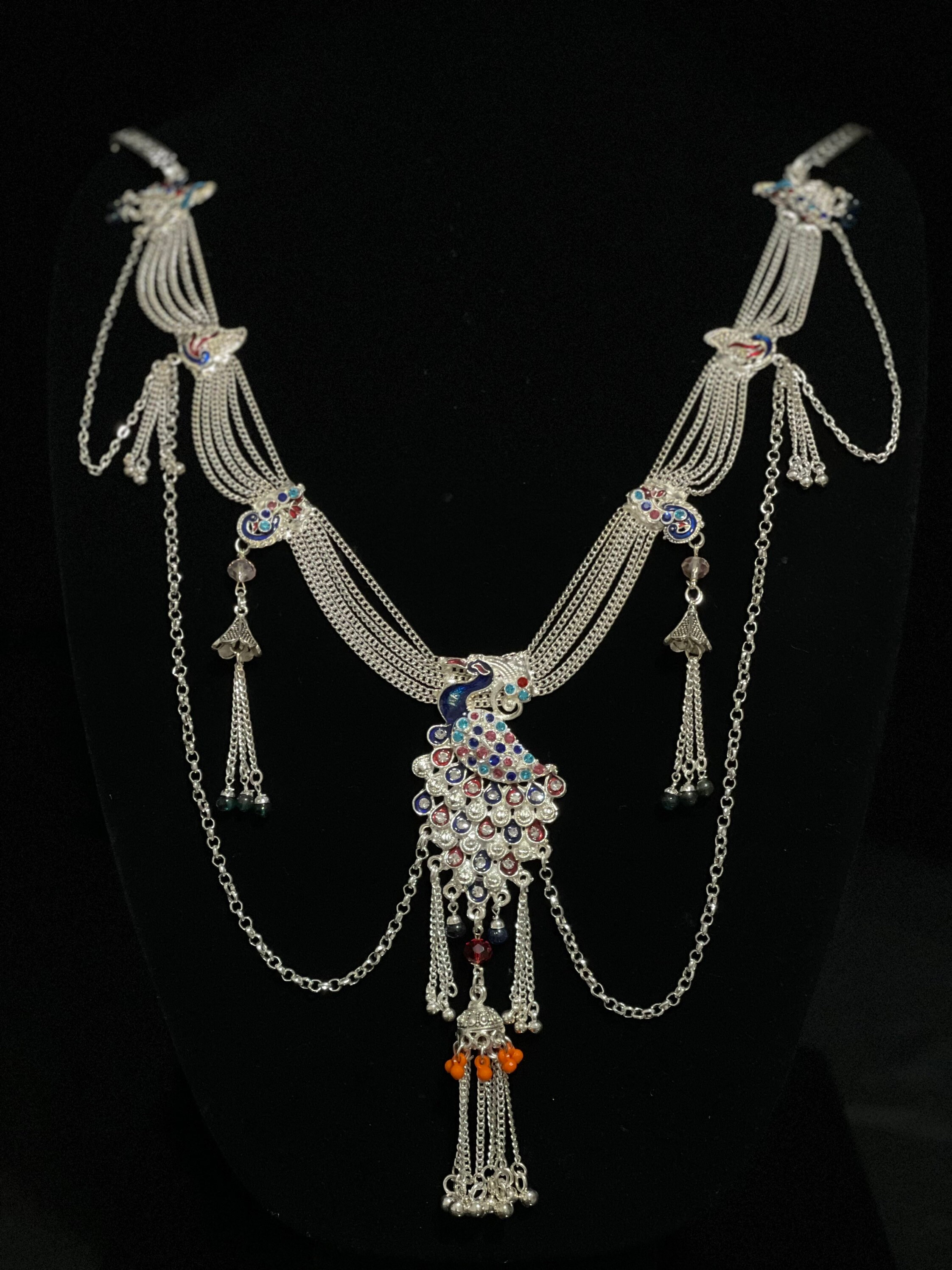 Indian Waist Chain/ Silver Chabi Challa 