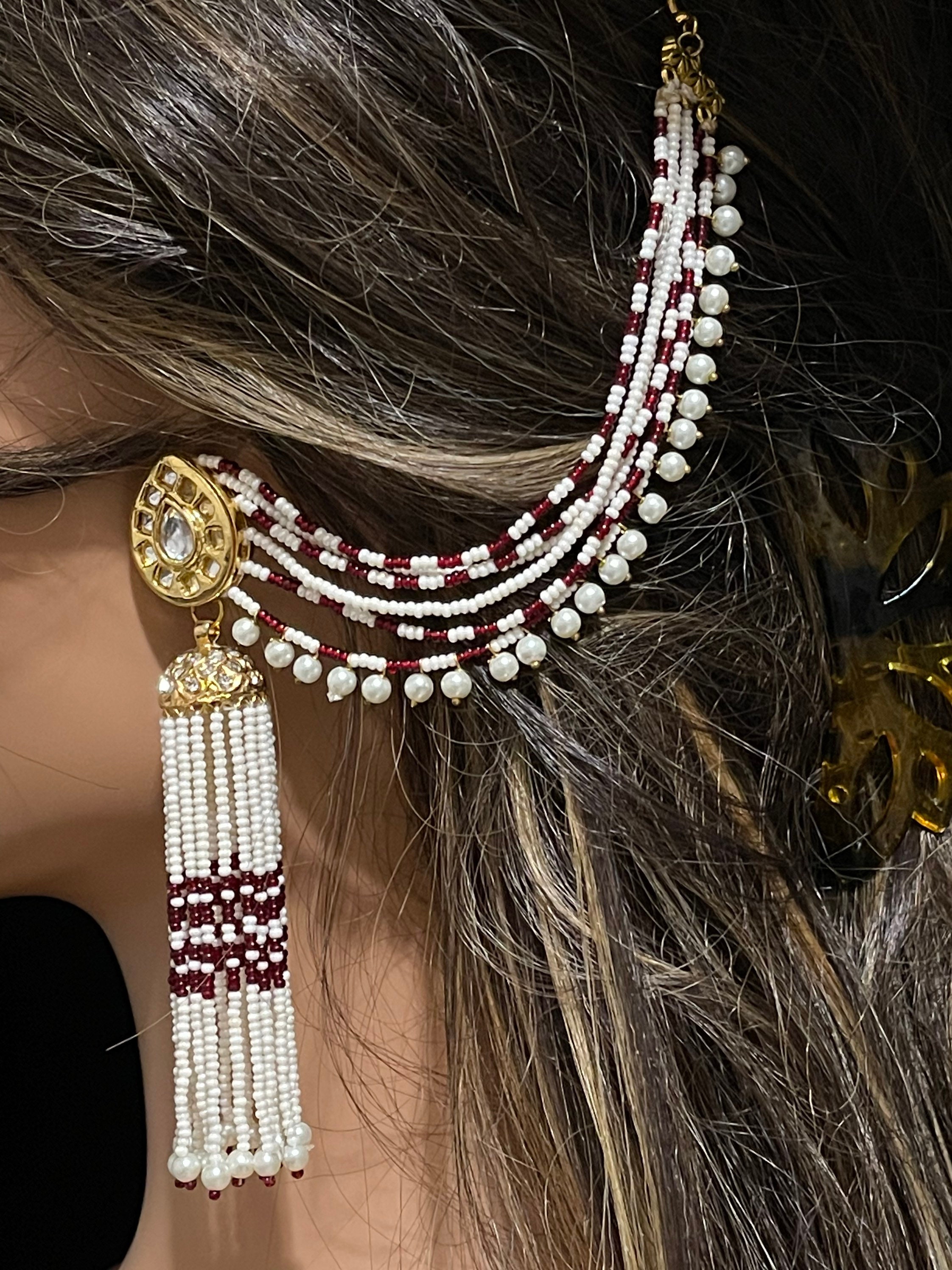 Kundan Earrings/saharey/kundan Sahara 