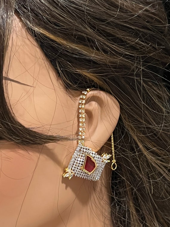 Ear chain hotsell indian jewelry