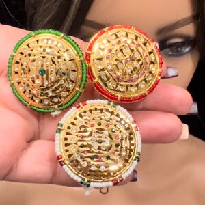 Jadau Bore/ Tikka/ Bore/Borla/ Kundan Tikka/ Head Jewelry/ Maang Tikka/ Maang Tika/ Indian Jewelry/ Rajasthani Jewelry