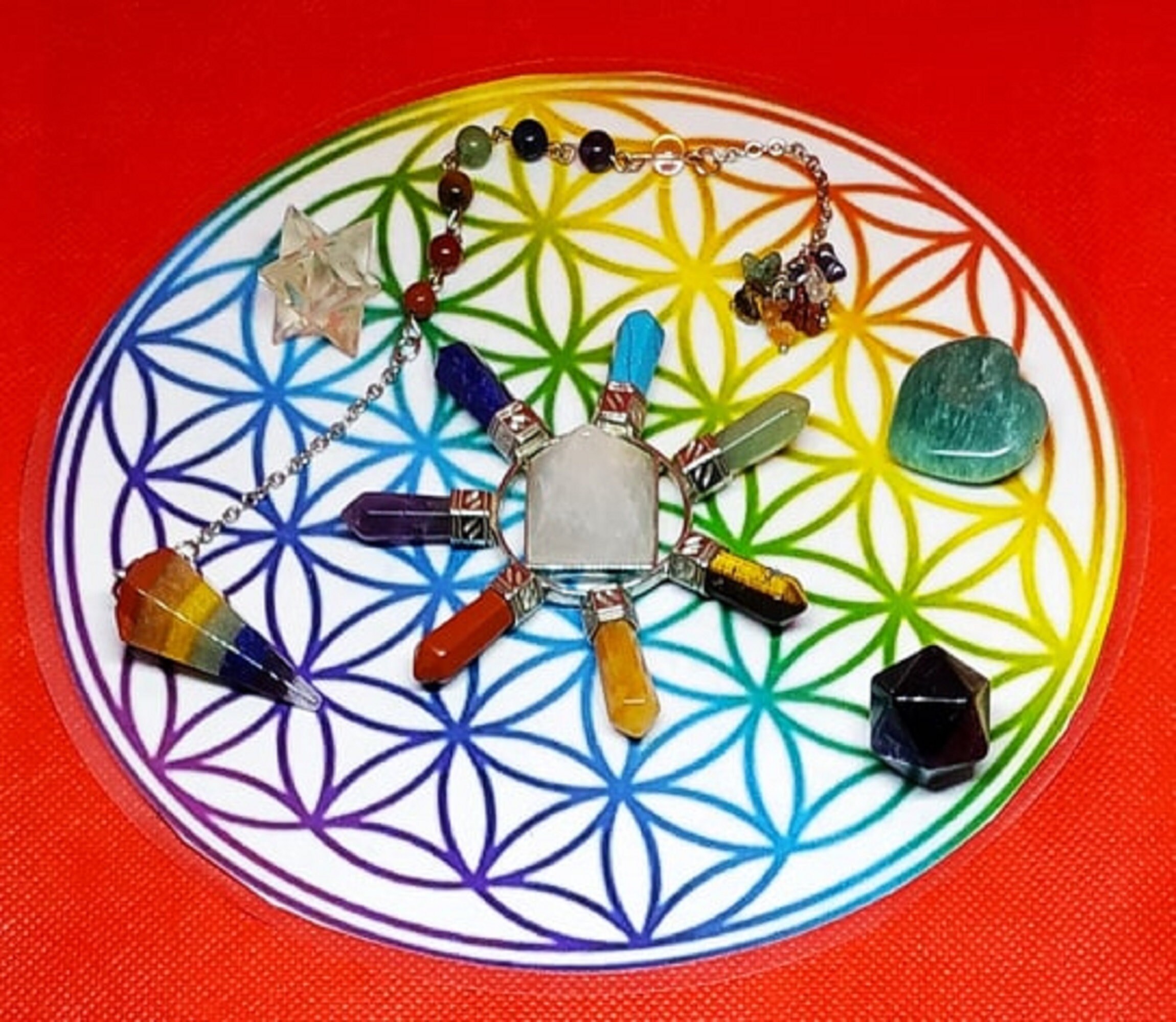 Fleur de Vie Dynamisante Multicolore