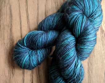 Midnight Mermaid merino fingering