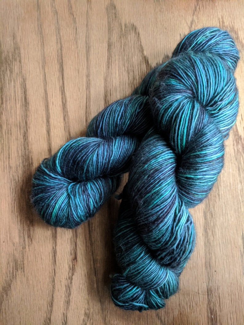 Midnight Mermaid merino fingering image 1