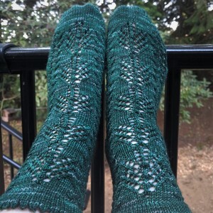 Christmas Lace socks image 2