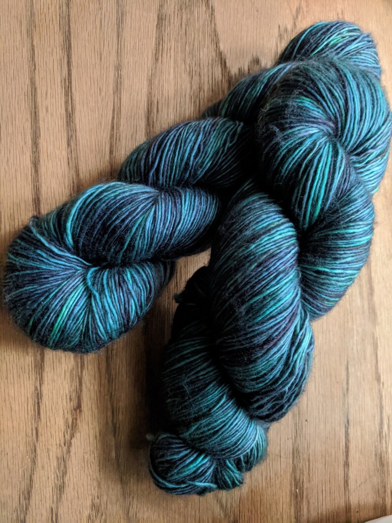 Midnight Mermaid merino fingering image 4