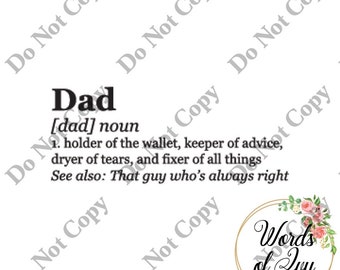 Download Dad Definition Svg Etsy