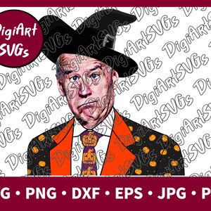 Joe Biden Halloween SVG, Biden Confused SVG, Biden Shirt Graphics, Cutting File Printable Clipart Vector Digital png, pdf, jpg, eps, dxf