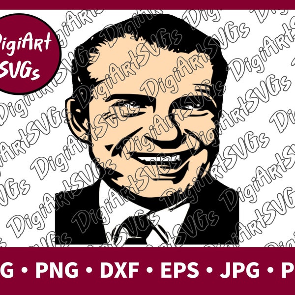 Richard Nixon svg, png, pdf, jpg, eps, dxf Digital File Download