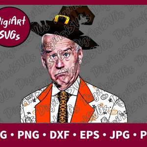 Joe Biden Confused Halloween SVG, Biden Confused SVG, Biden Shirt Graphics, Cutting File Printable Clipart Digital png, pdf, jpg, eps, dxf