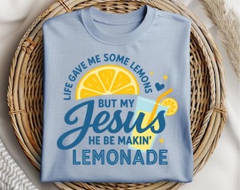 Jezus maakt limonade, png, christelijke digitale download