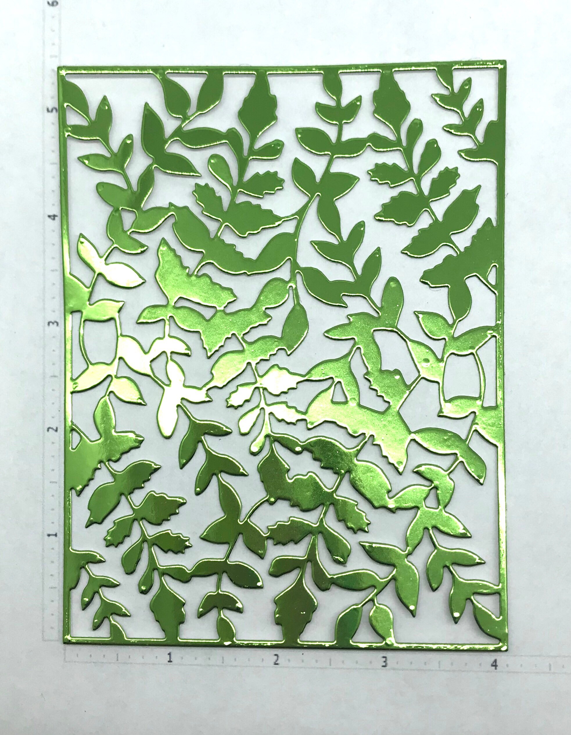Die Cuts Leaves Background 6 Pieces You Choose Color Foil Etsy
