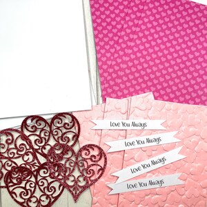 DIY Valentines Day Card Kit 4 Cards Make Your Own Holiday Greeting ...