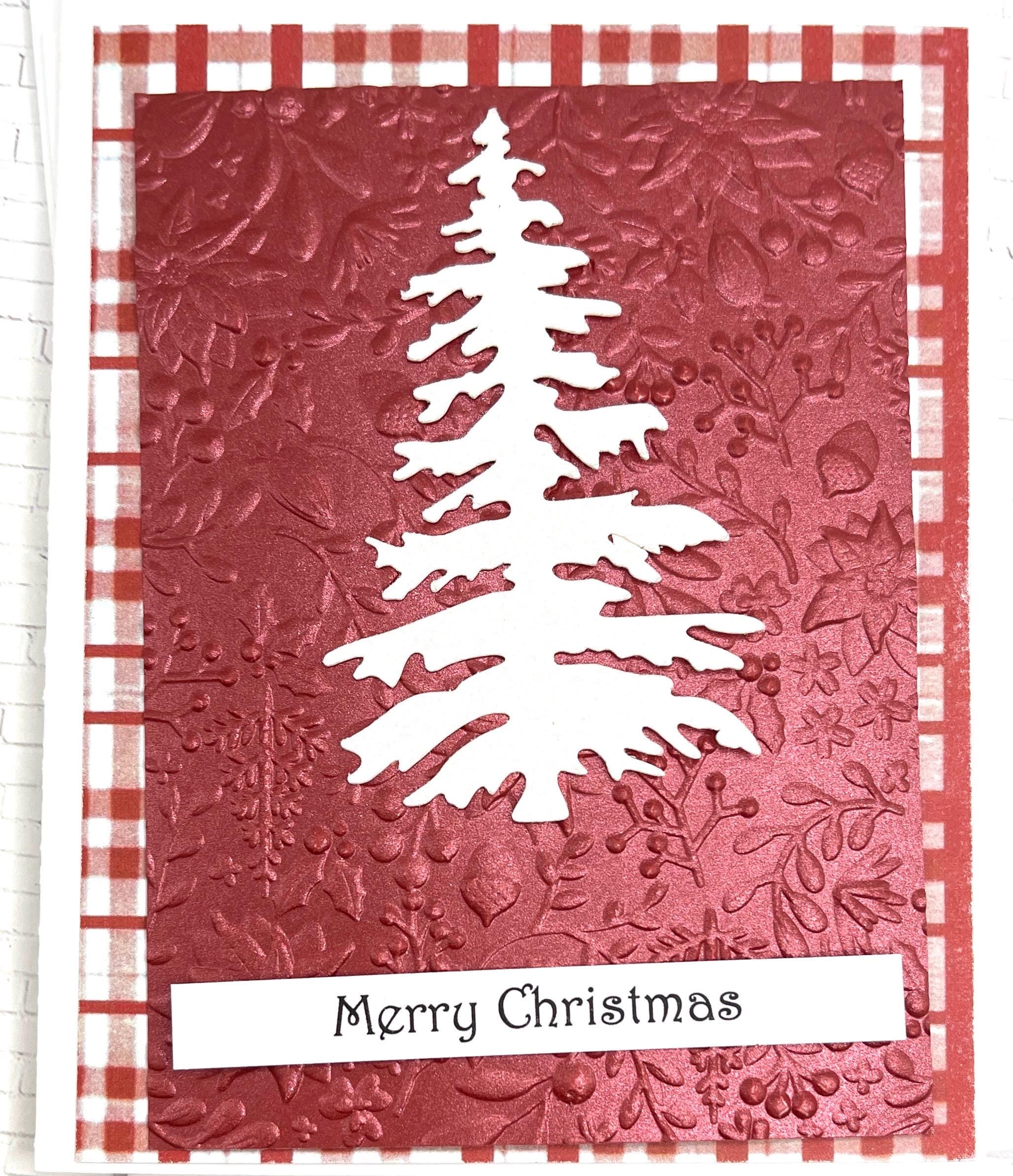 DIY Christmas Card Kit 4 Cards Make Your Own Holiday Greeting Cards ...