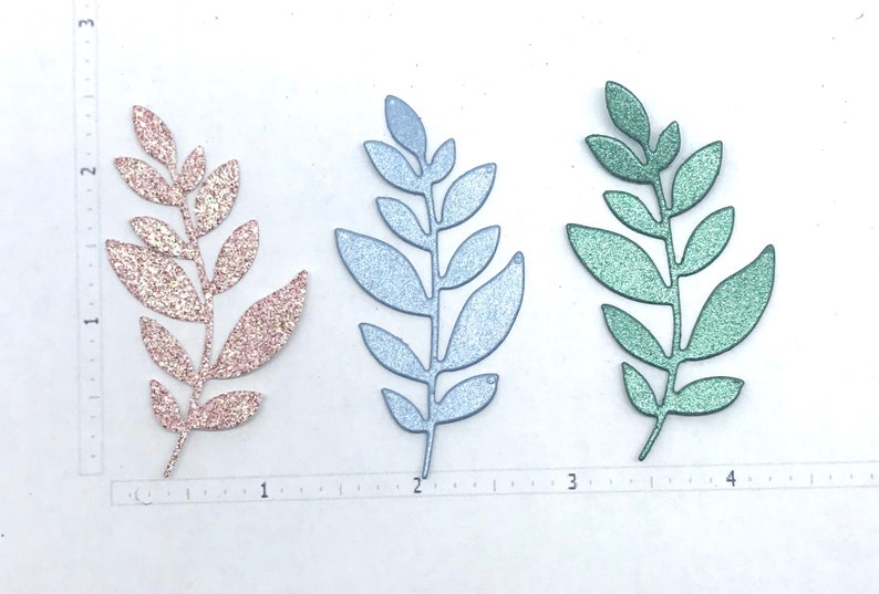 greenery die cuts, greenery shapes, paper leaves, greenery cut outs, leaves for cards, leaves for journals, card making supplies, journal supplies, card maker gifts, paper craft supplies, leaves for wedding invitations, card toppers
