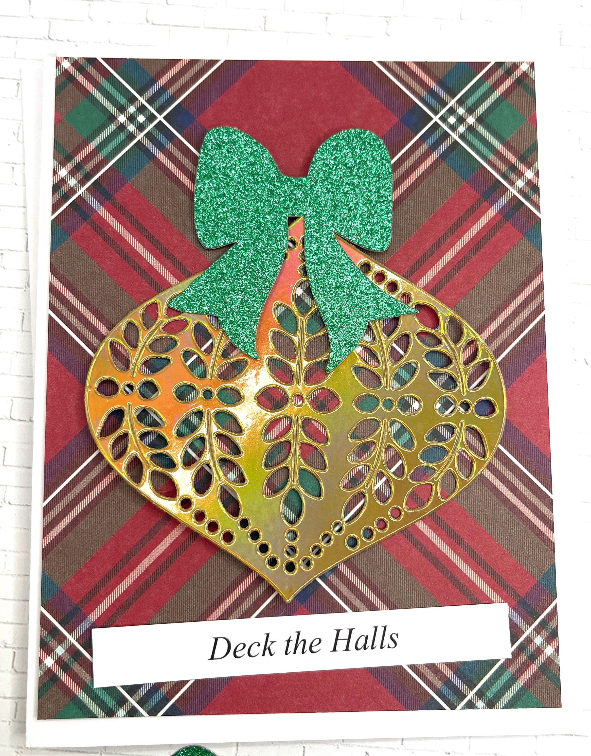 DIY Christmas Card Kit 4 Cards Make Your Own Holiday Greeting Cards ...