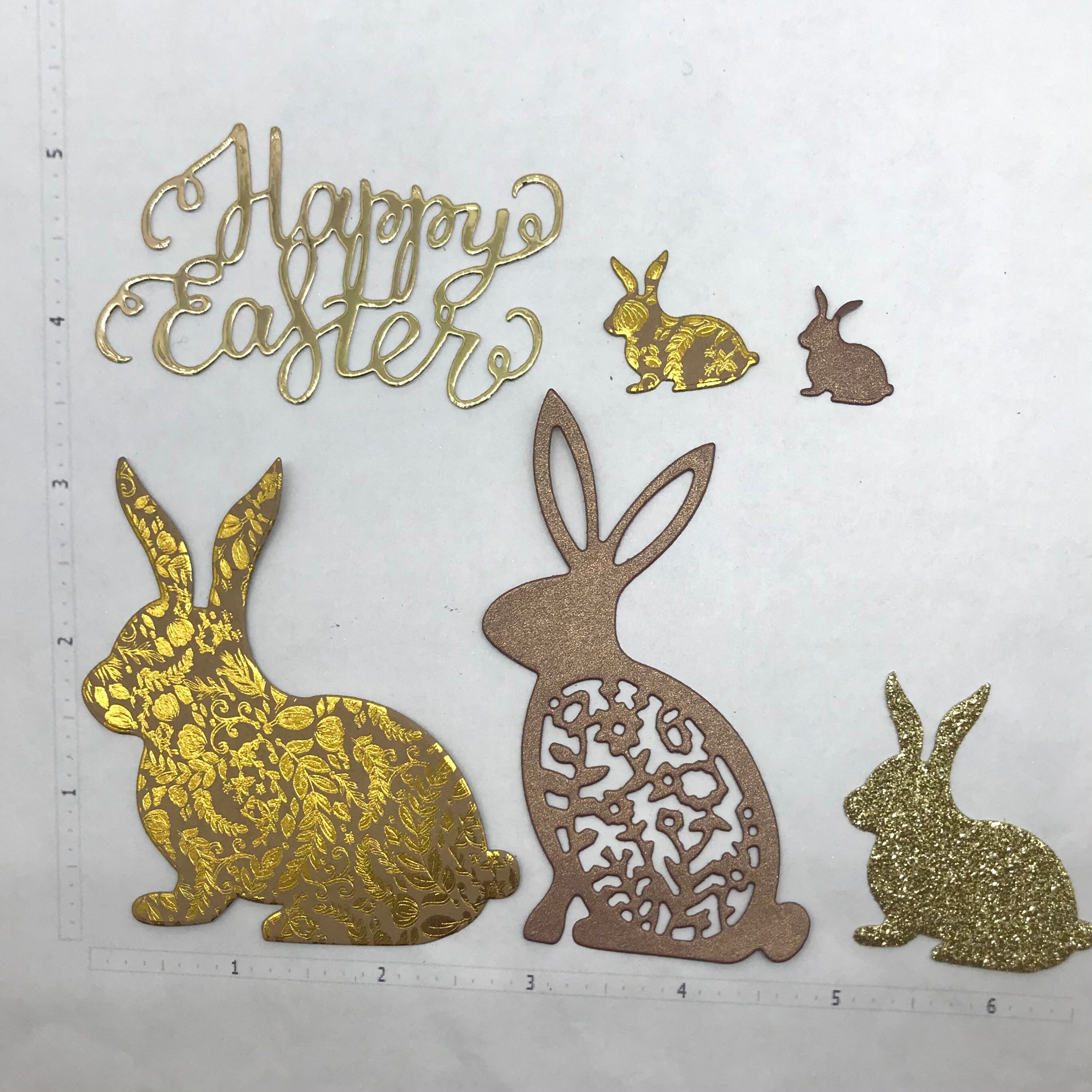 Die Cuts Easter Bunny Rabbit 18 Pieces you Choose Color Etsy