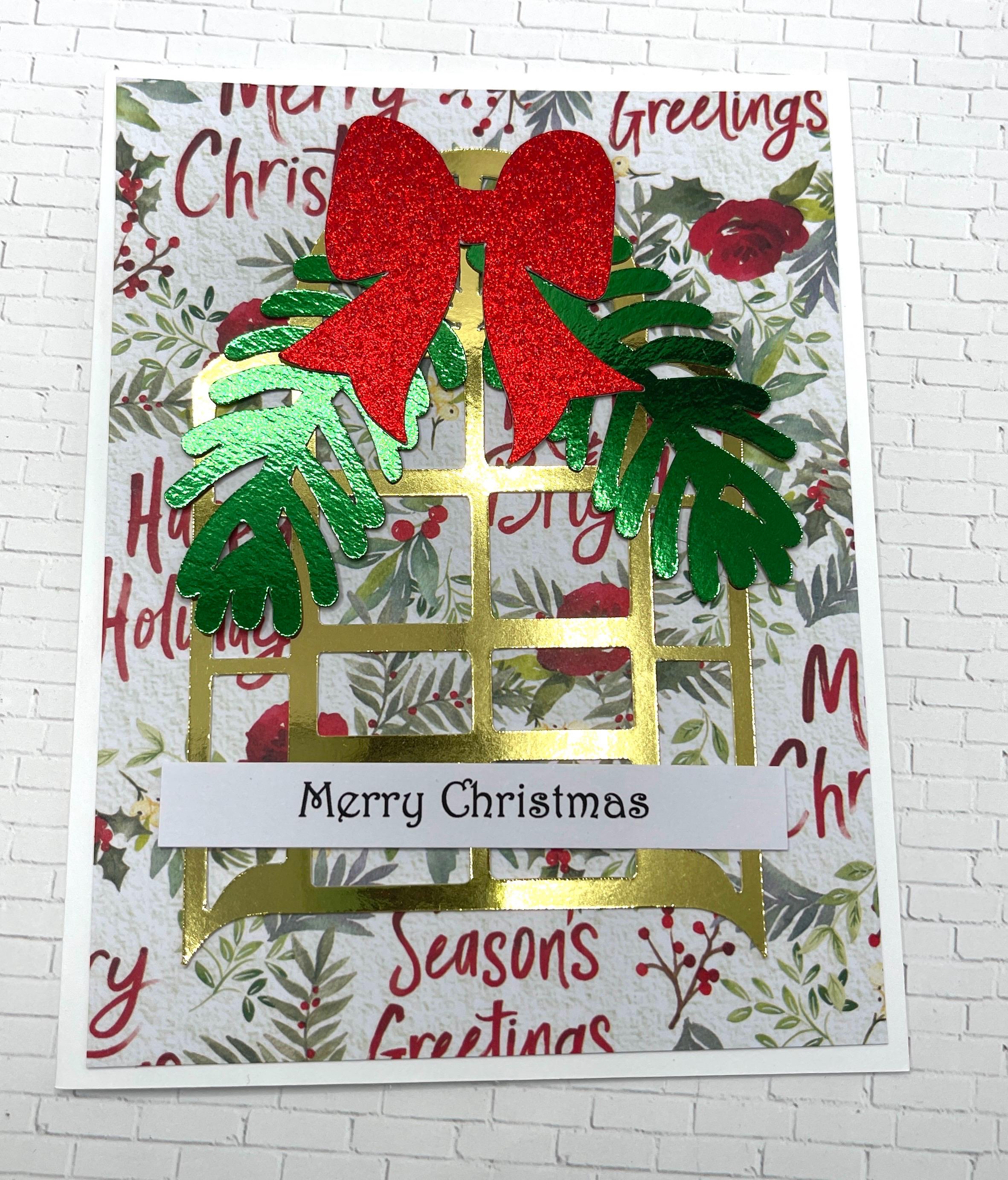 DIY Christmas Card Kit 4 Cards Make Your Own Holiday Greeting Cards ...