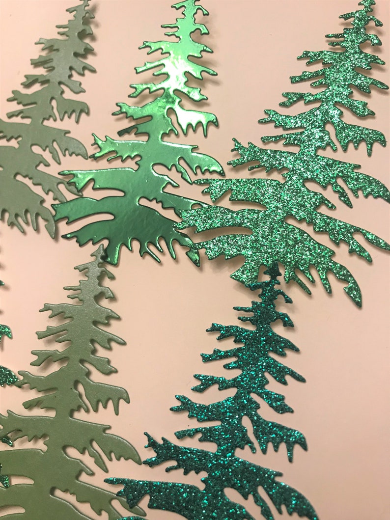 Die Cuts Christmas Trees Pine Trees 12 Pieces you Choose Etsy