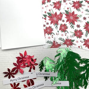 DIY Christmas Card Kit 4 Cards Make Your Own Holiday Greeting Cards ...