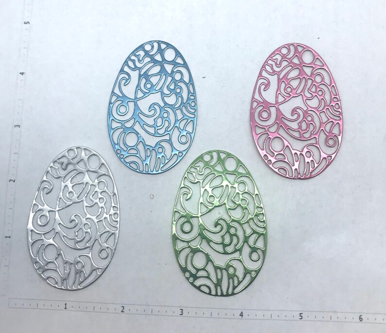 Die Cuts Easter Egg Bunny Rabbit 15 Pieces you Choose Color Etsy