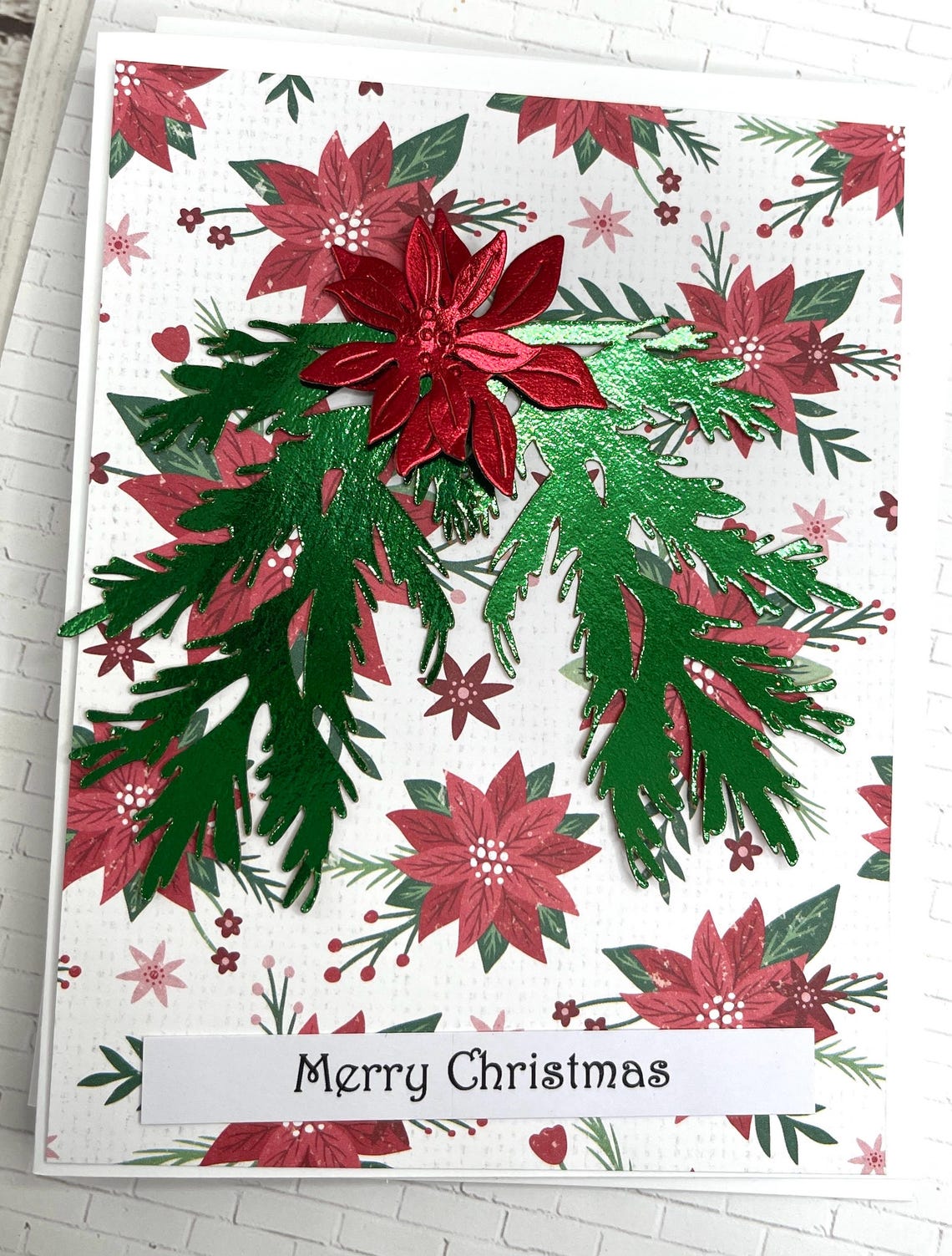 DIY Christmas Card Kit 4 Cards Make Your Own Holiday Greeting Cards ...