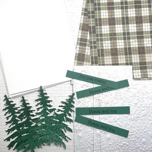 DIY Christmas Card Kit 4 Cards Make Your Own Holiday Greeting Cards ...