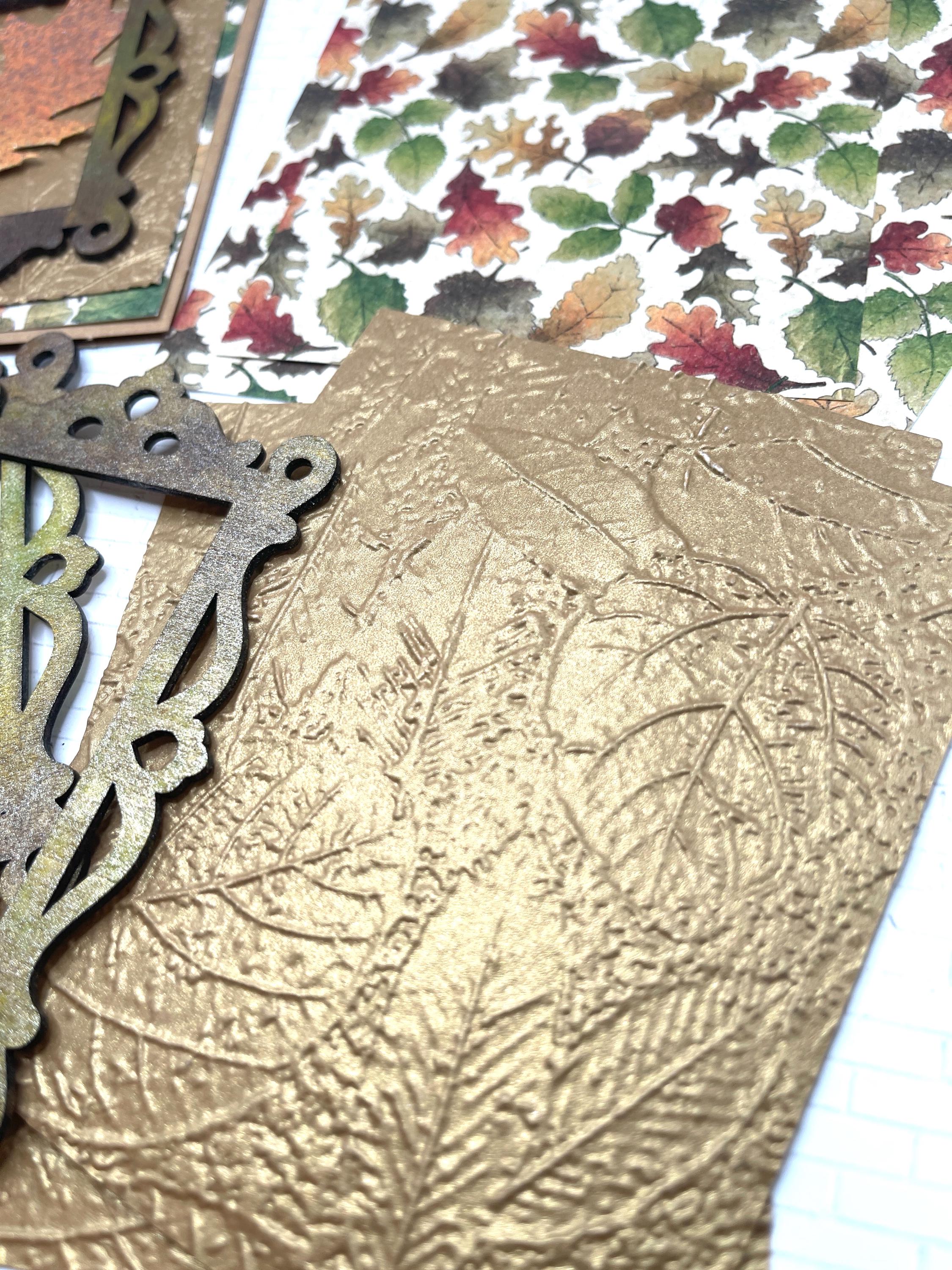 DIY Fall Card Kit 4 Cards Wood Frame Make Your Own Autumn Greeting ...