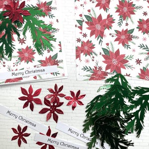 DIY Christmas Card Kit 4 Cards Make Your Own Holiday Greeting Cards ...