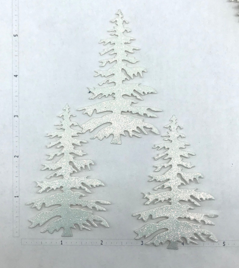 Die Cuts Christmas Trees Pine Trees 12 Pieces you Choose Etsy